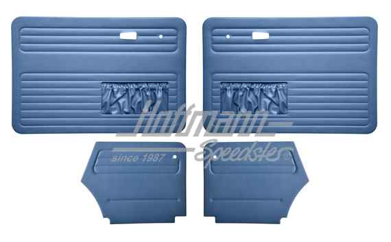 Tür- und Seitenverkleidungen, Cabrio, 8.72-, blau