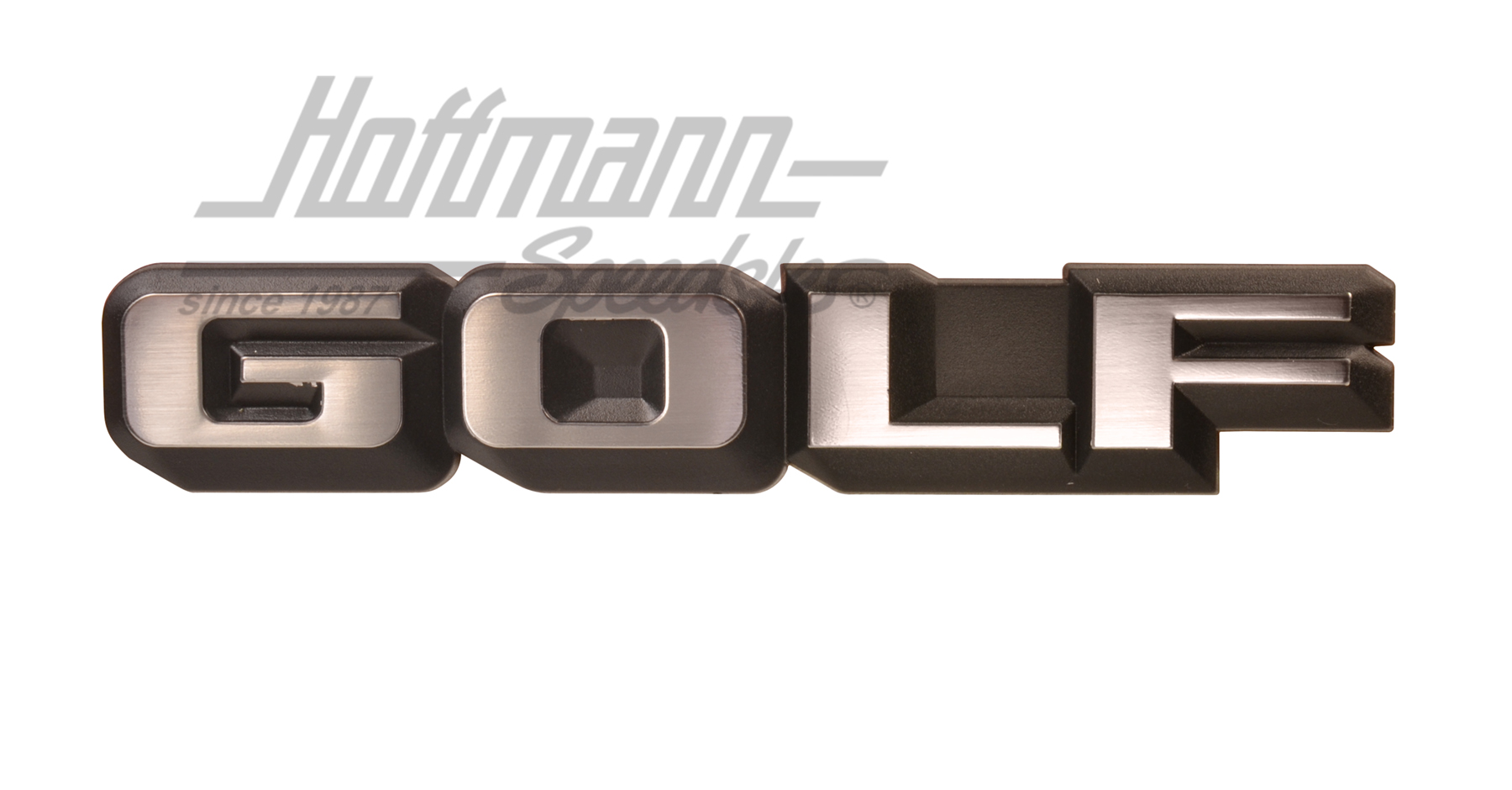 Schriftzug, Golf, Chrom, hinten