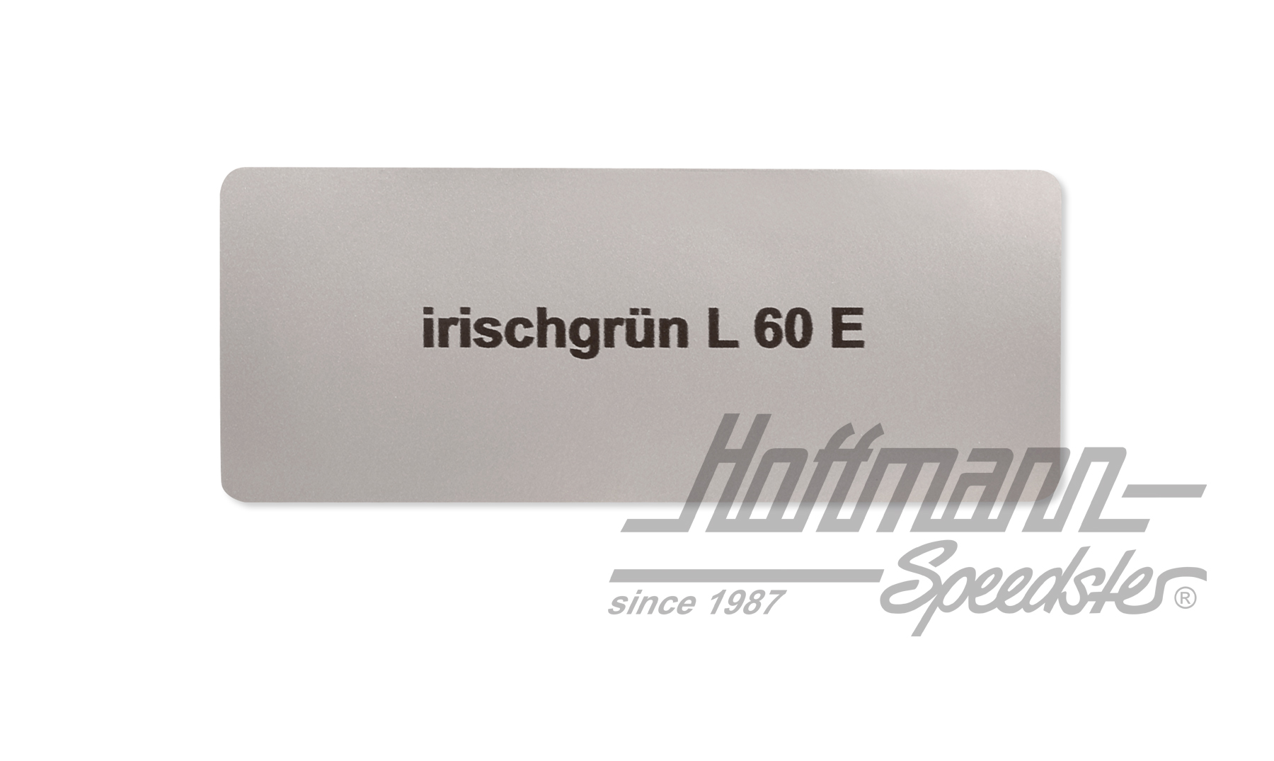 Aufkleber, Farbnummer L60E, irischgrün