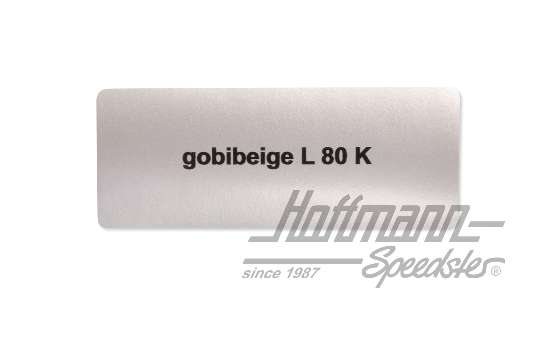 Aufkleber, Farbnummer L80K, gobibeige