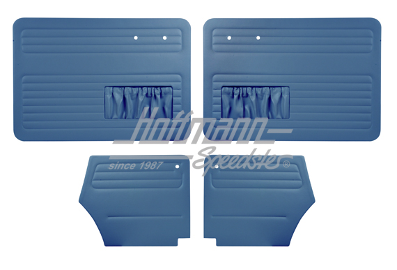 Tür- und Seitenverkleidungen, Cabrio, 55-64, blau