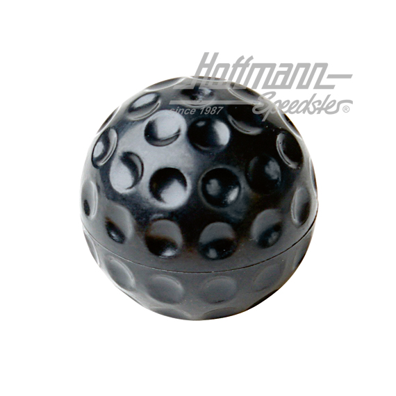 Schaltknauf, Golfball, schwarz