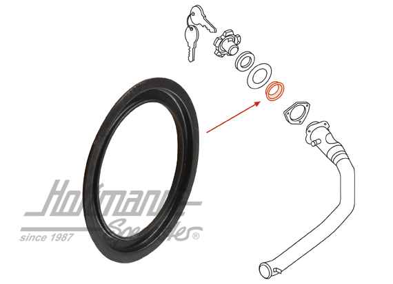 Distanzring, Tankeinfüllstutzen, Golf 1