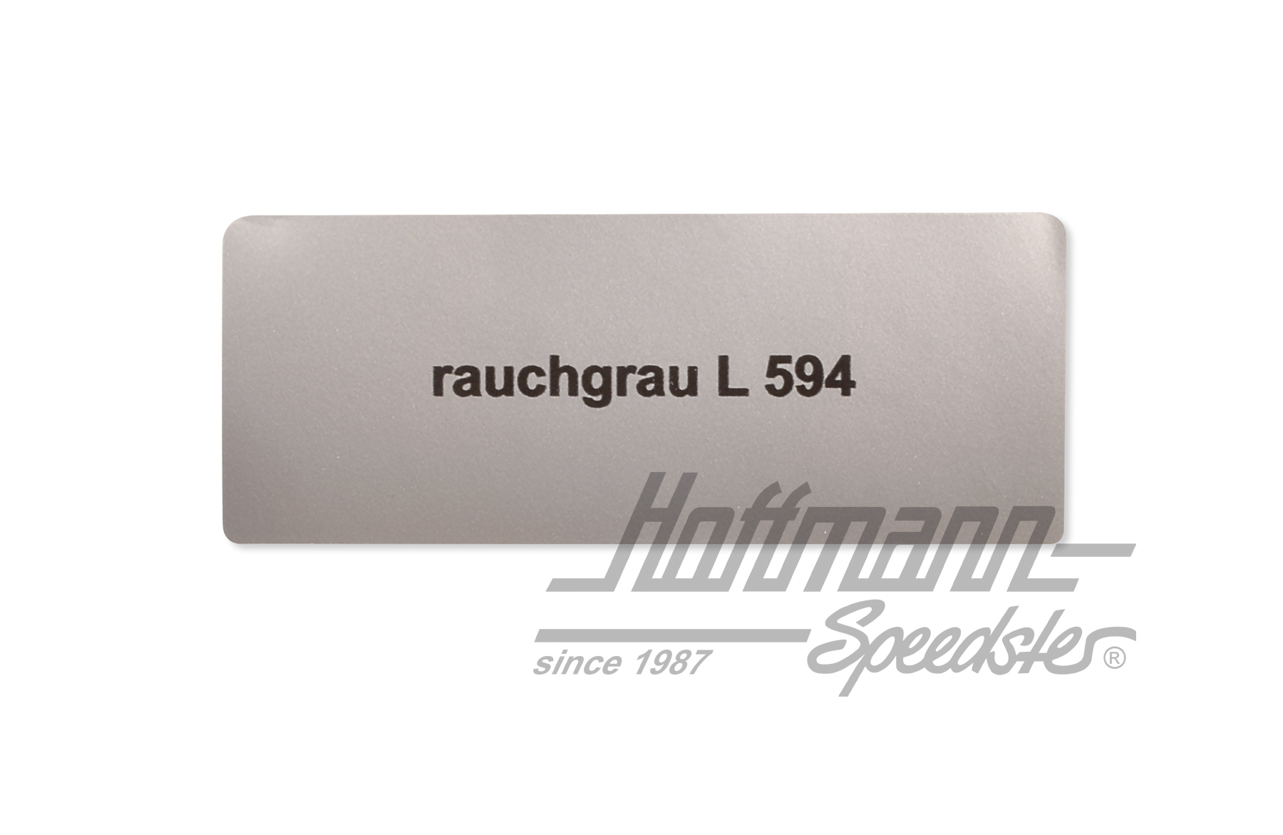 Aufkleber, Farbnummer L594, rauchgrau