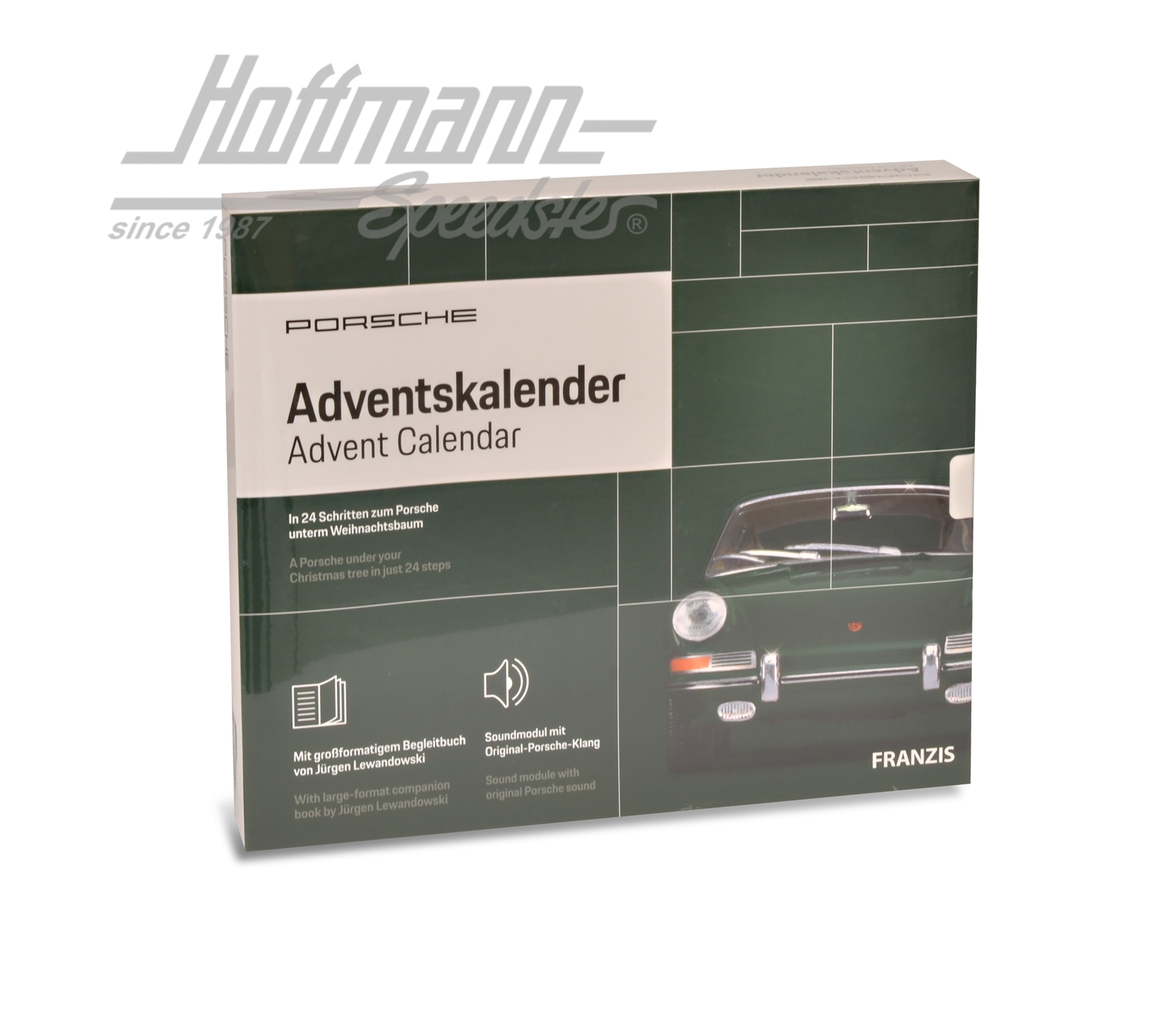 Porsche Adventskalender, mit Modell