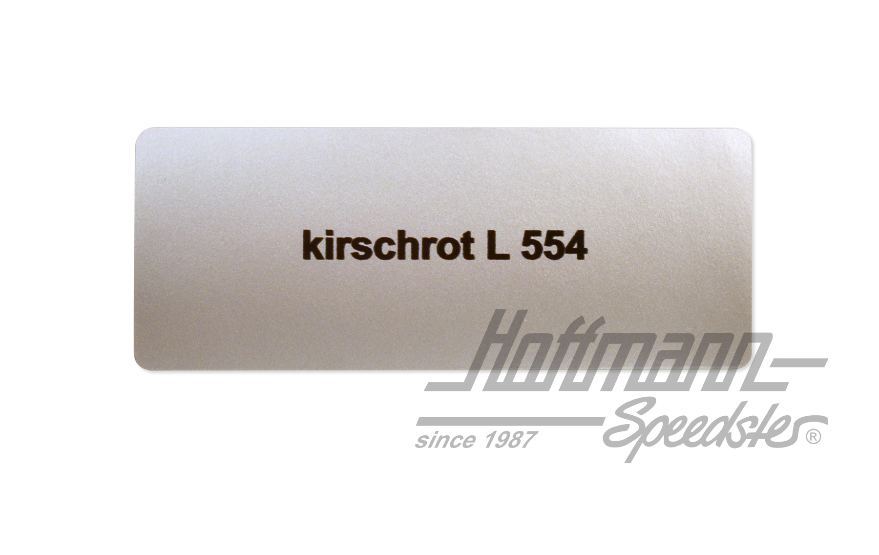 Aufkleber, Farbnummer L554, kirschrot