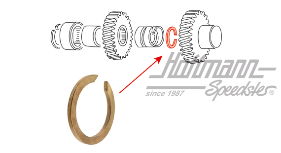 Sicherungsring, Getriebe/Zahnrad, 2.3mm