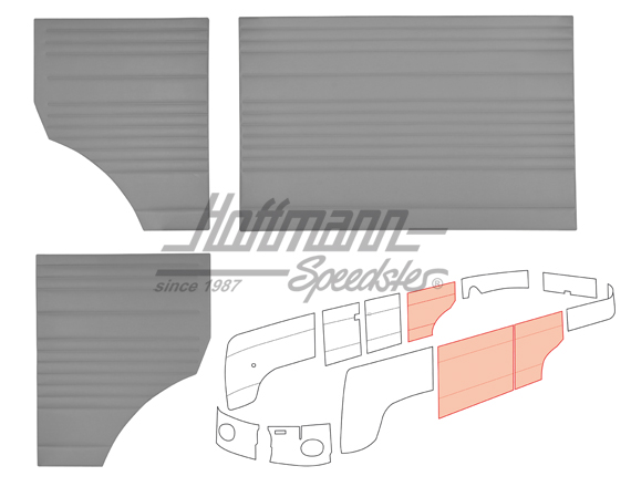 Seitenverkleidungen, Mitte, 55-62, grau