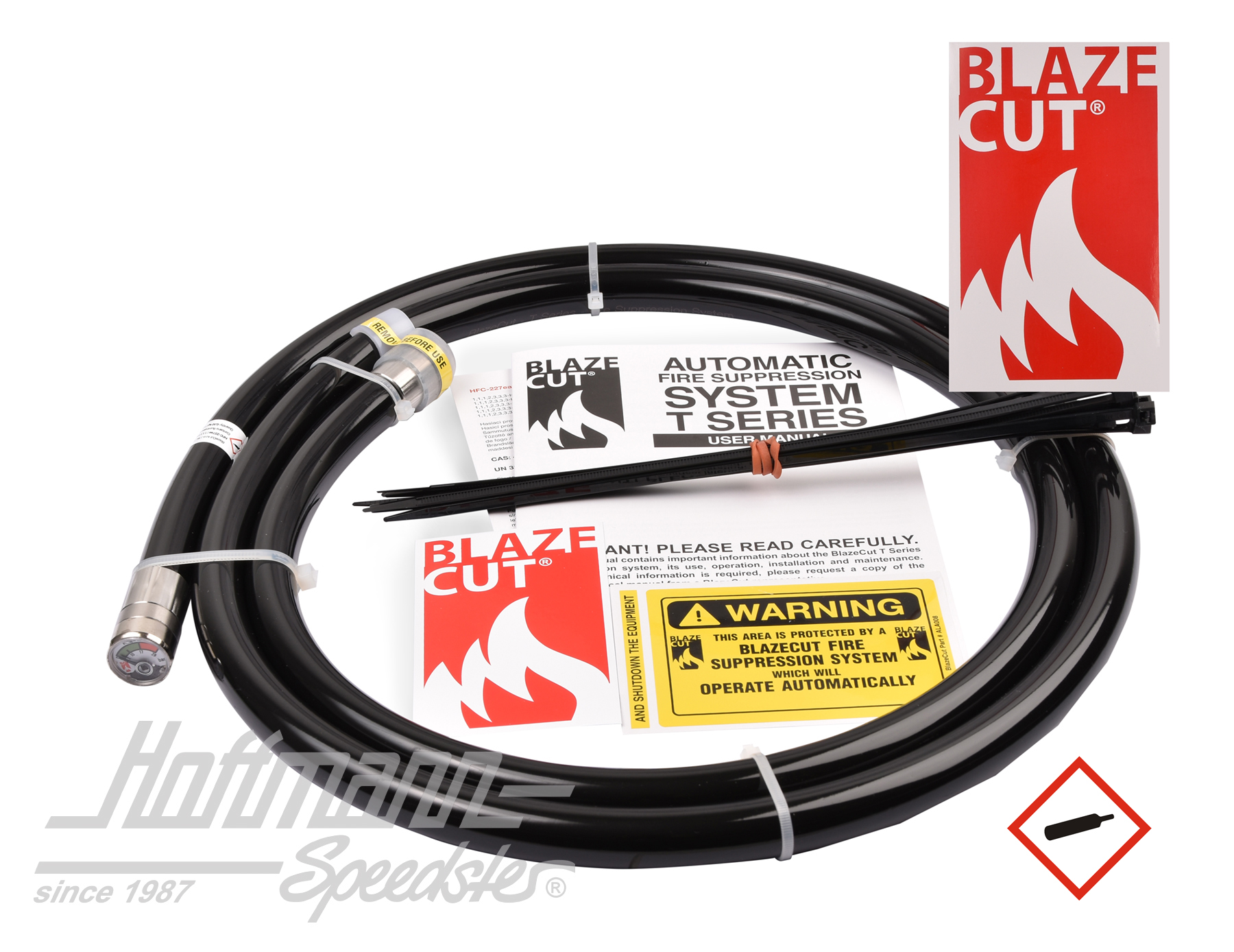 Feuerlöschsystem, BLAZECUT, 2 Meter