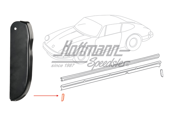 Endstück, Türschweller, re. hinten/li. vorne, 74-89