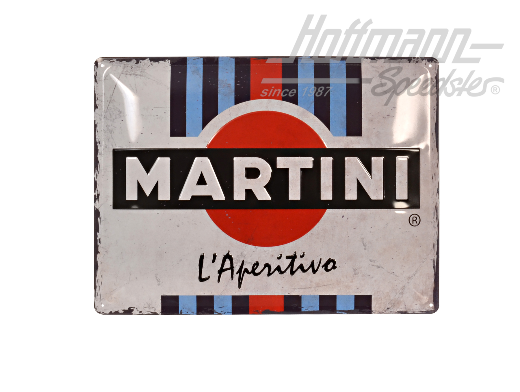 Blechschild, Martini L´Aperitivo Racing