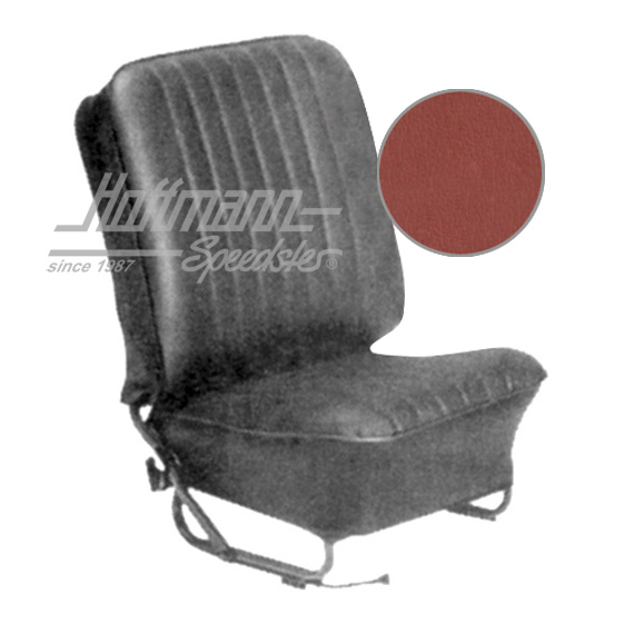 Sitzbezüge, Cabrio, 57-64, Classic, altrot