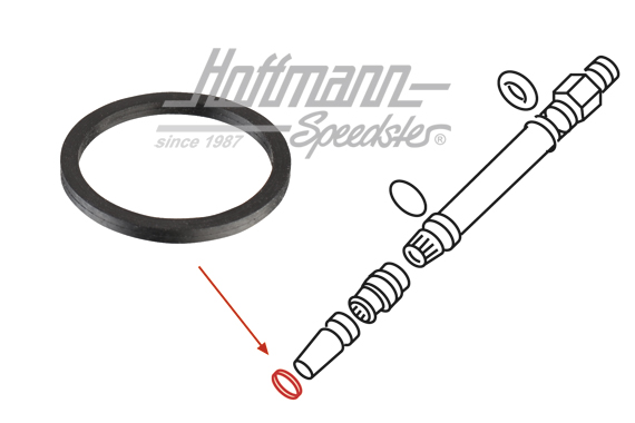 Dichtung, Einspritzdüse unten, 8.84-7.93