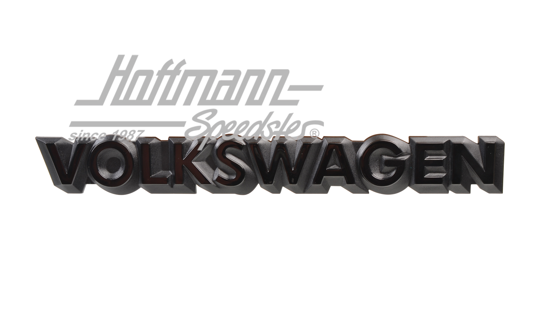 Schriftzug "Volkswagen", hinten, schwarz