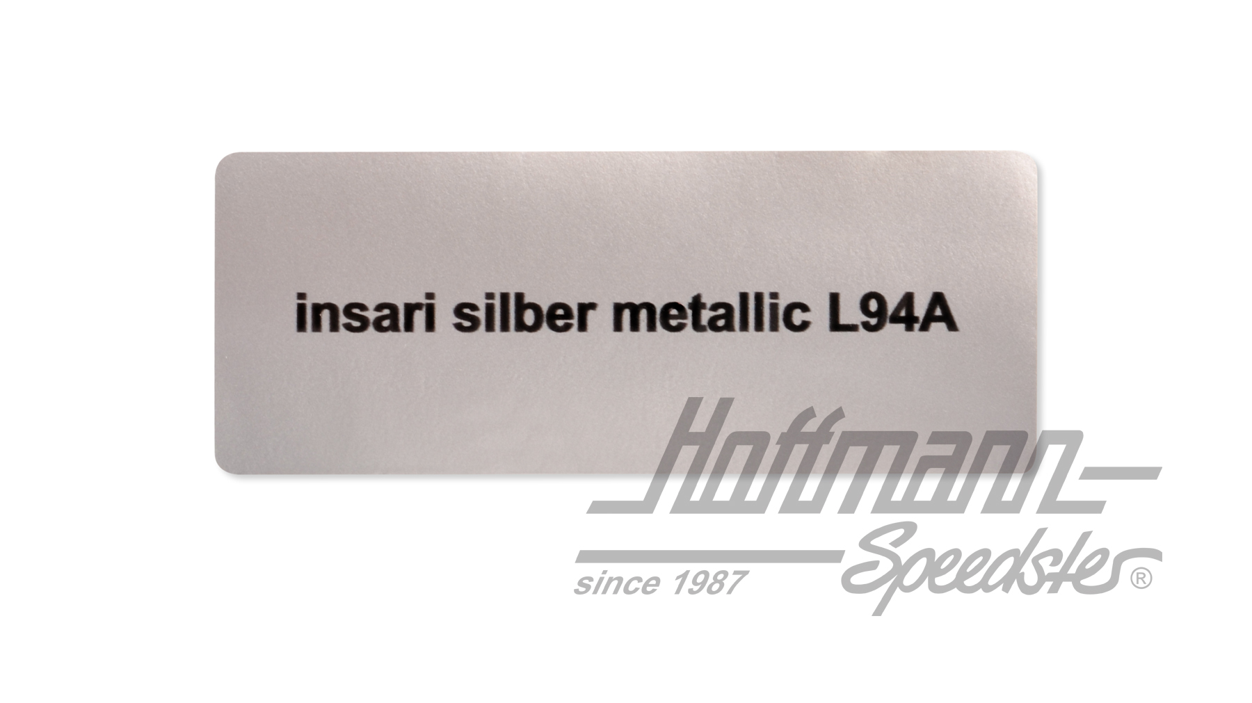 Aufkleber, Farbnummer L94A, inari silber