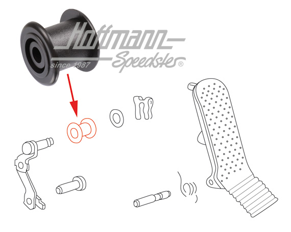 Rolle, Gaspedal, 11.65-