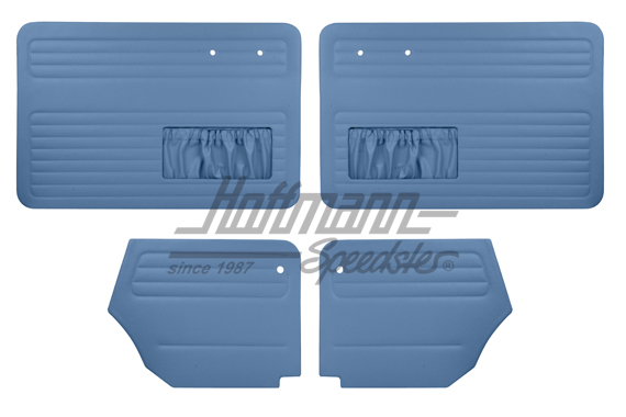 Tür- und Seitenverkleidungen, Cabrio, 64-66, blau