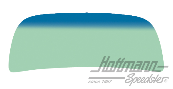 Frontscheibe, Lim., 8.64-, grün/Blaukeil