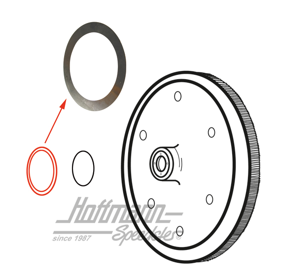 Unterlegscheibe, Schwungrad, 0.32mm