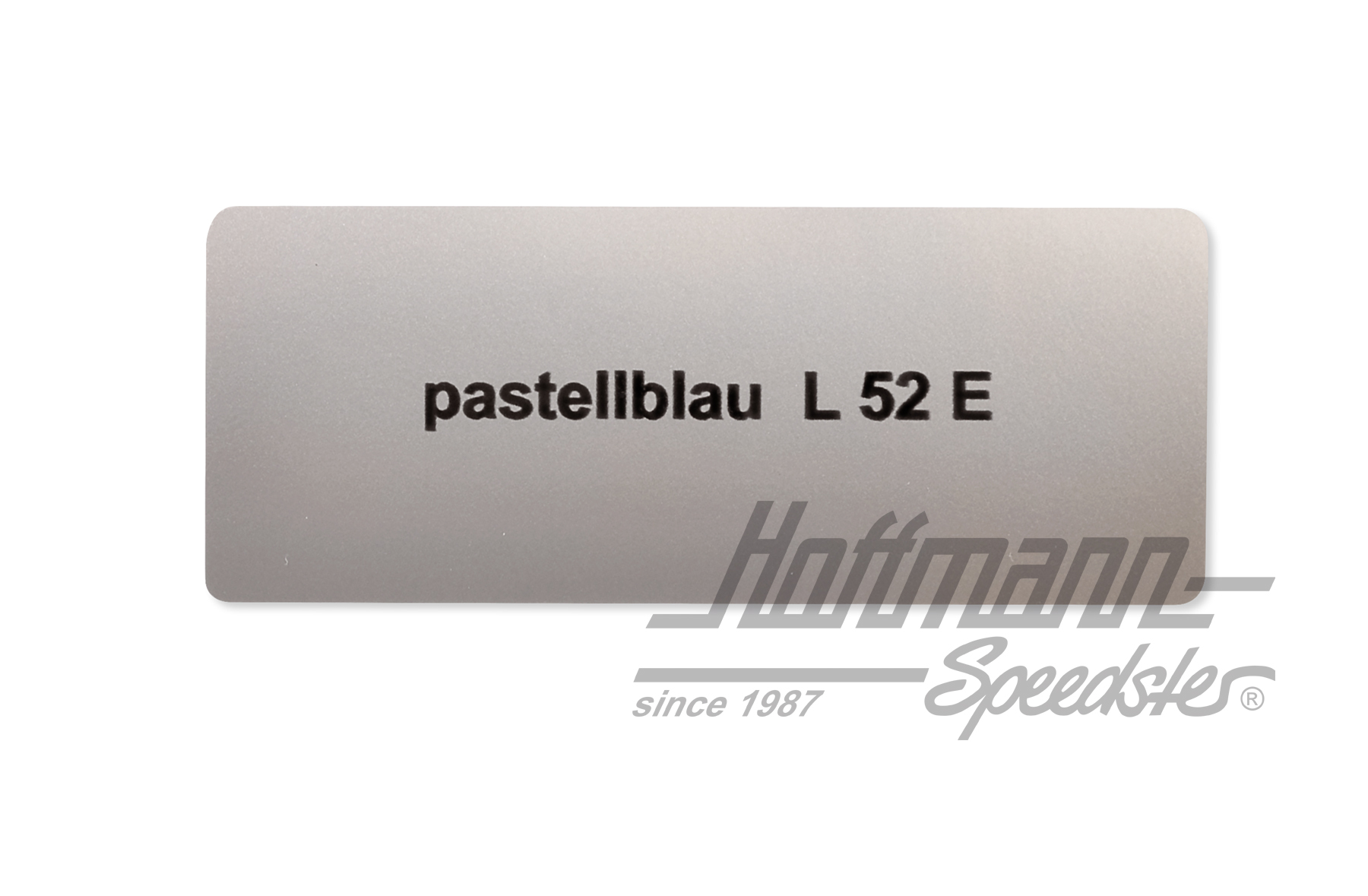 Aufkleber, Farbnummer L52E, pastellblau